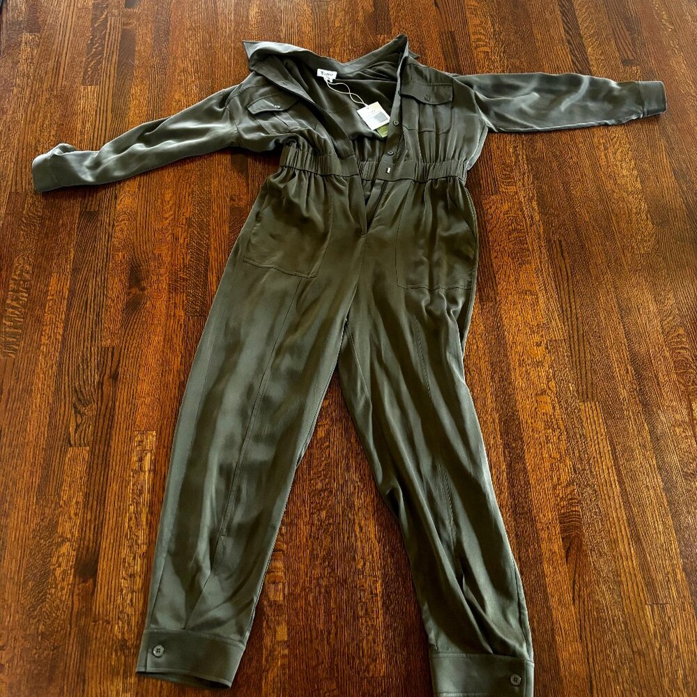 sand washed safari jump suit